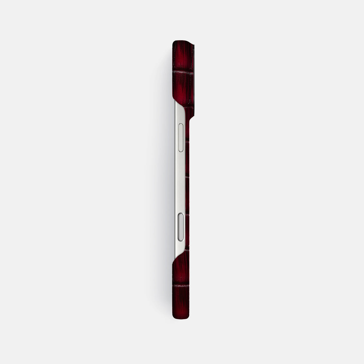 Classic Case For iPhone 17 Pro Max In Patina Alligator -3 | Havana-Burgundy-Black