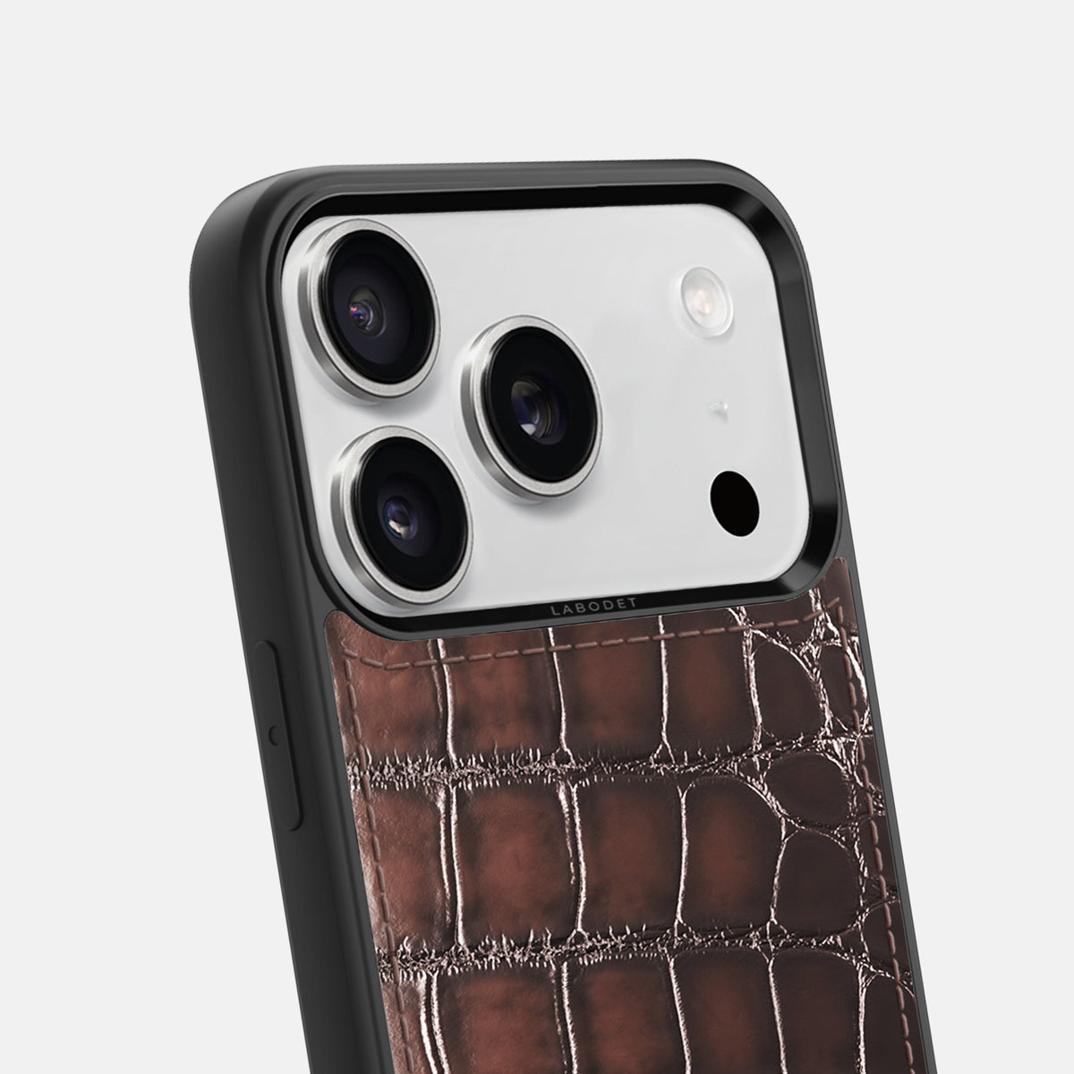 Sport Case For iPhone 18 Pro Max In Patina Alligator -6 | Havana-Brown