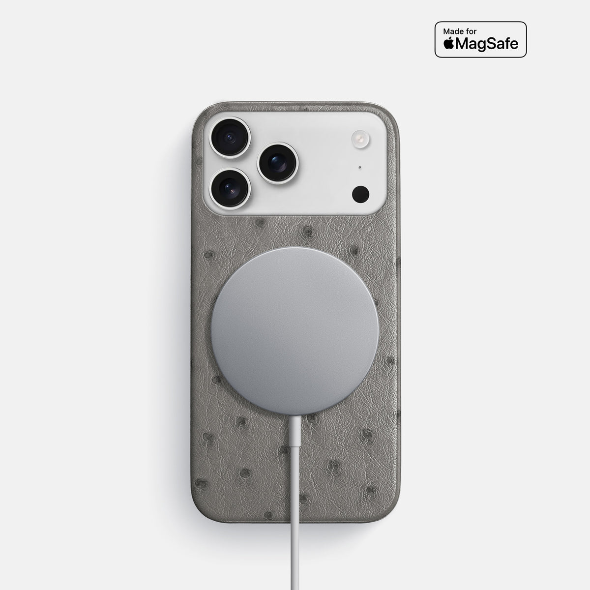 Slim Case For iPhone 17 Pro In Ostrich -5 | Grey
