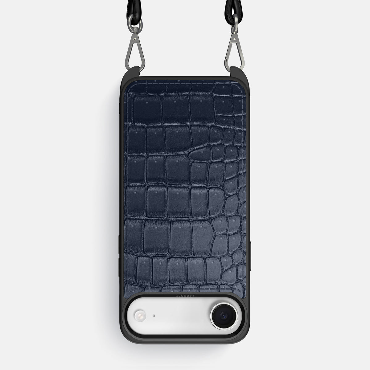 Crossbody Sport Case For iPhone 17 Air In Porosus Crocodile -1 | Deep-Blue-Sea