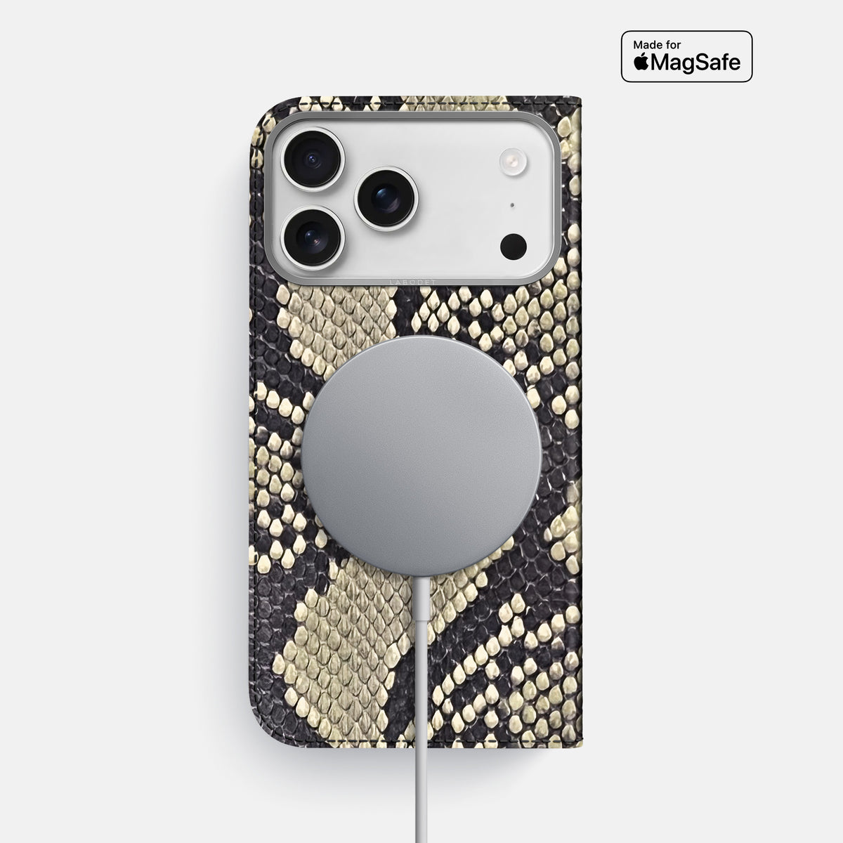 Folio Case For iPhone 17 Pro Max In Deluxe Python -3 | Savannah-Steel