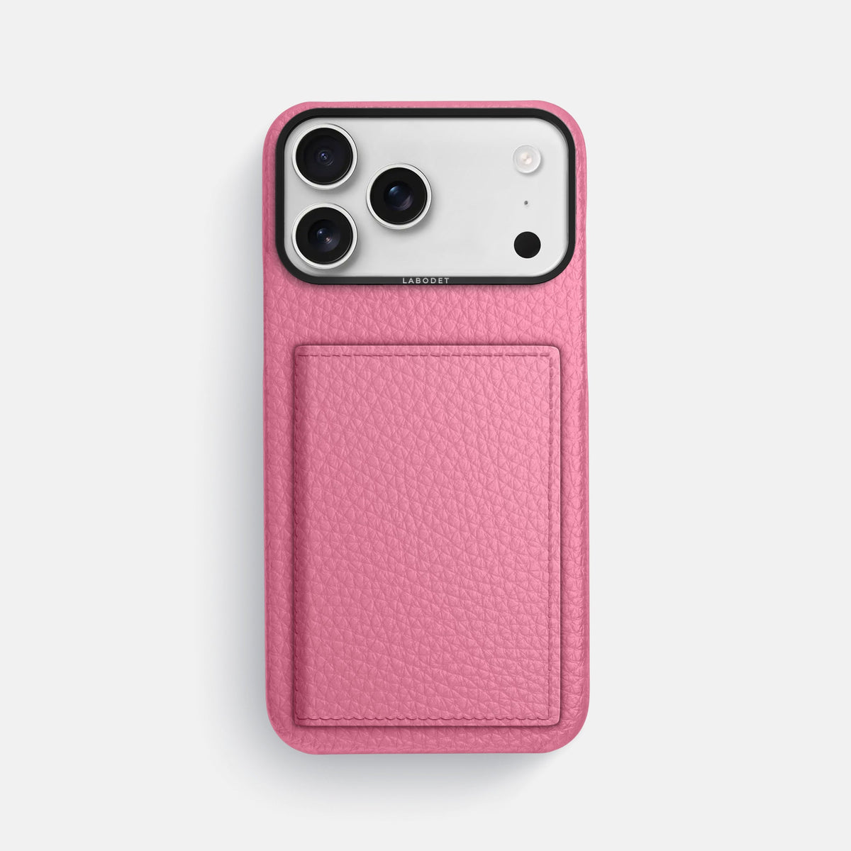 Bi-Fold Case For iPhone 18 Pro Max In Calf -1 | Pink-Black