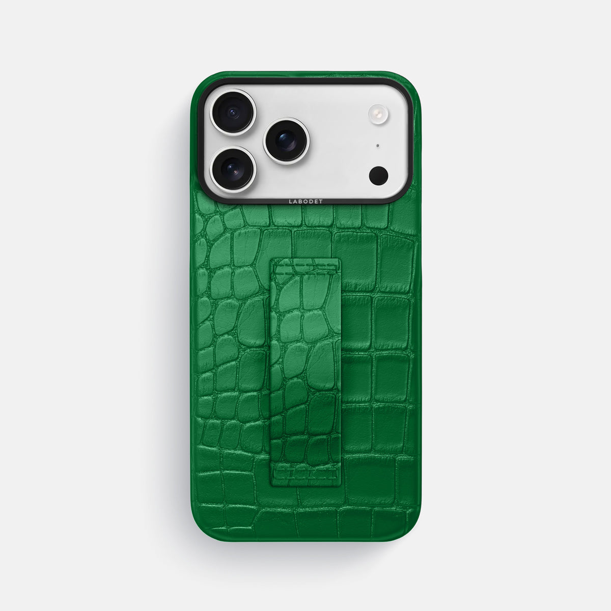 Finger Case For iPhone 17 Pro Max In Alligator -1 | Forest-Green-Black