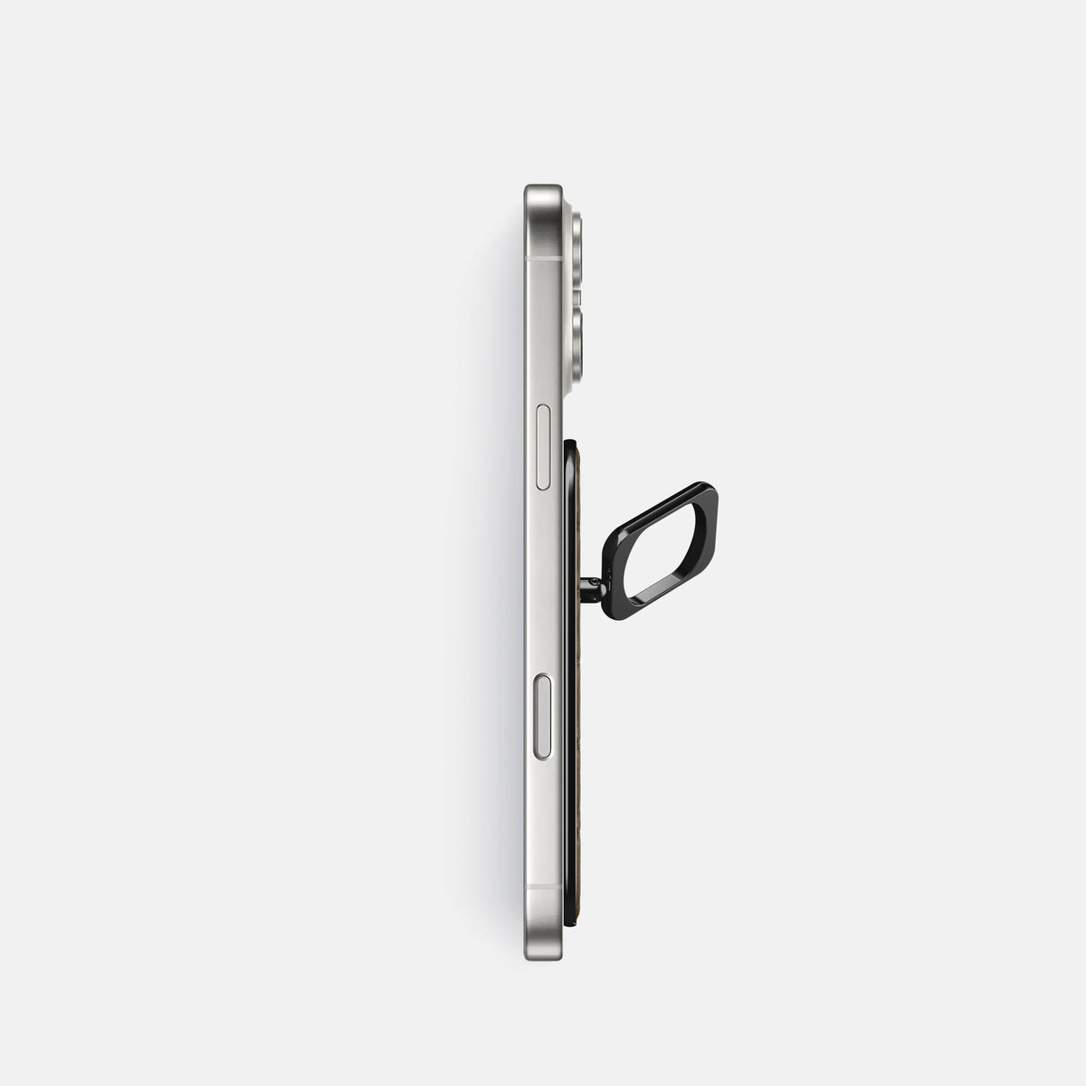 MagSafe Ring For iPhone 18 Pro In Porosus Crocodile -3 | Kaki-Green-Black