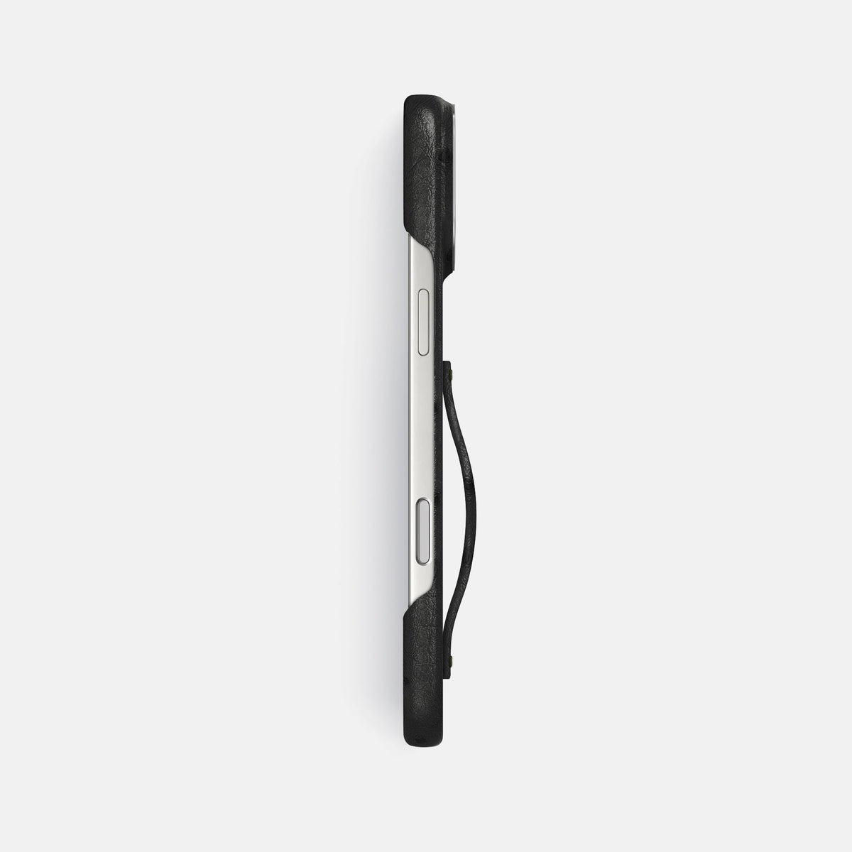 Finger Case For iPhone 18 Pro Max In Ostrich -3 | Black-Steel