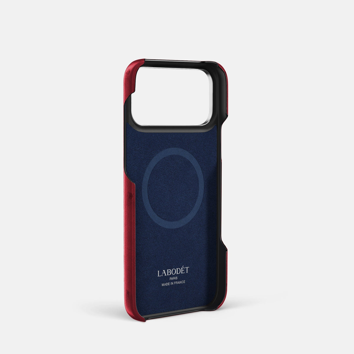 Classic Case For iPhone 18 Pro In Ostrich -4 | Red-Steel