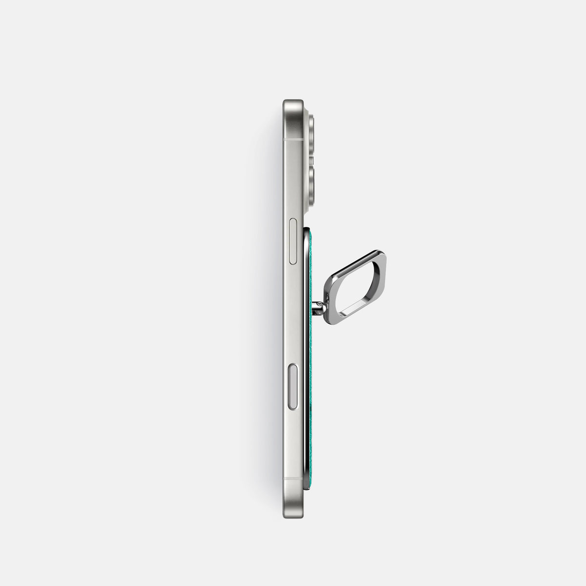 MagSafe Ring For iPhone 17 Pro In Ostrich -3 | Turquoise-Steel