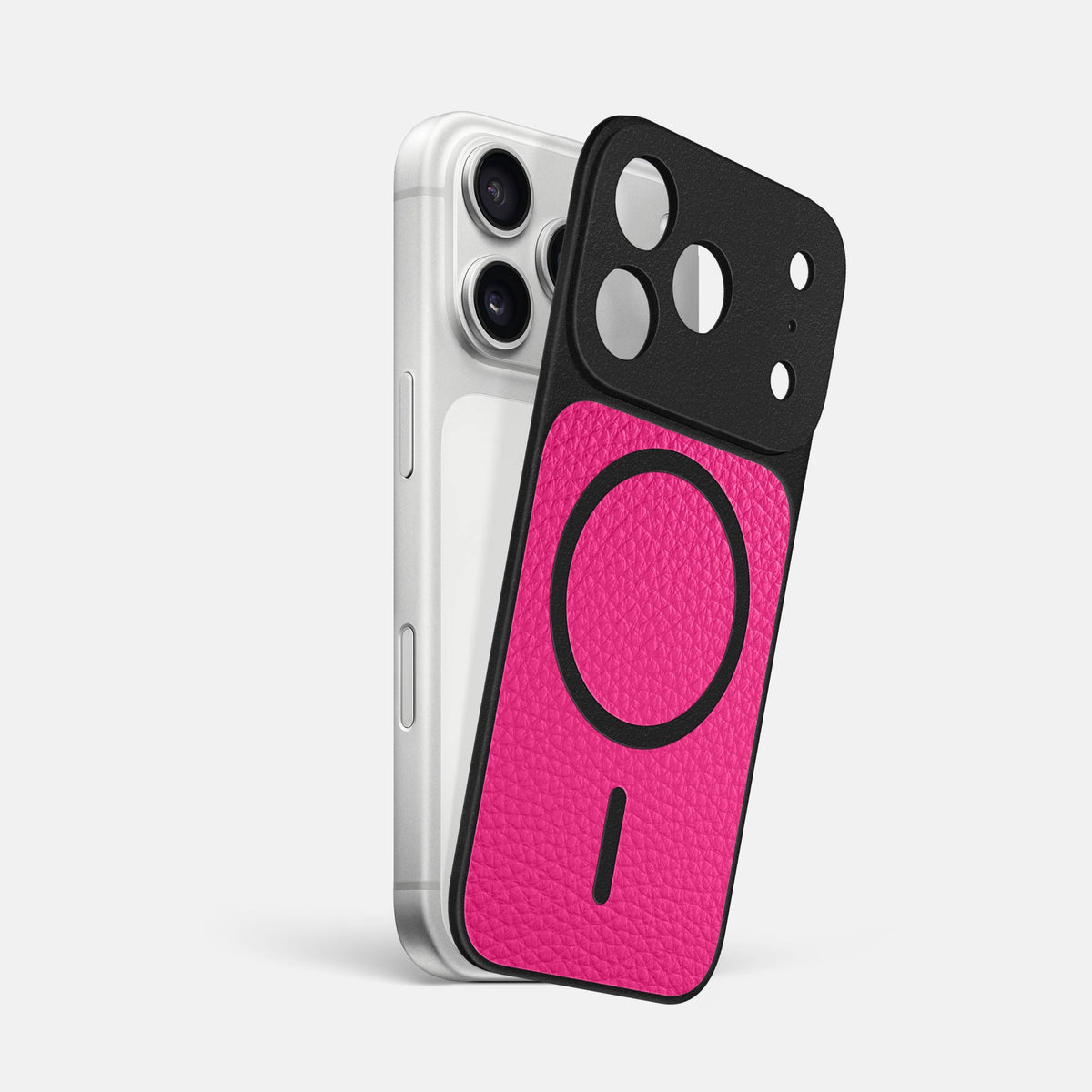 MagSafe Mask For iPhone 18 Pro Max In Calf -1 | Magenta