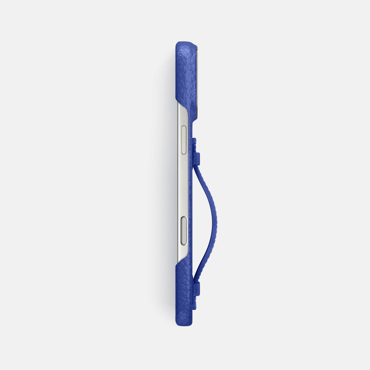 Center Handle For iPhone 18 Pro Max In Calf -2 | Royal-Blue-Steel