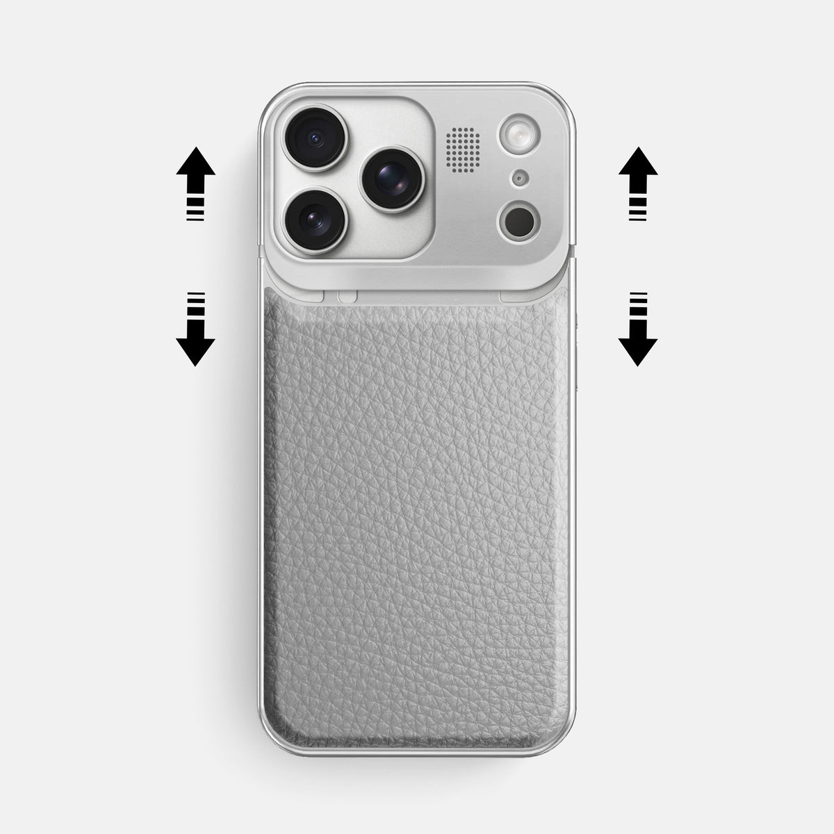 Metal Case For iPhone 17 Pro Max In Calf -2 | Nuage-Steel