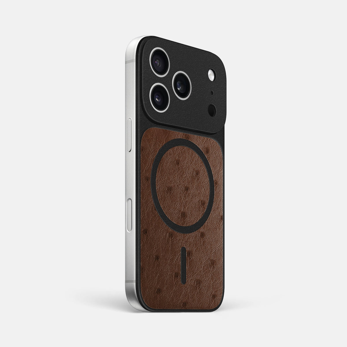 MagSafe Mask For iPhone 18 Pro Max In Ostrich -2 | Chocolate