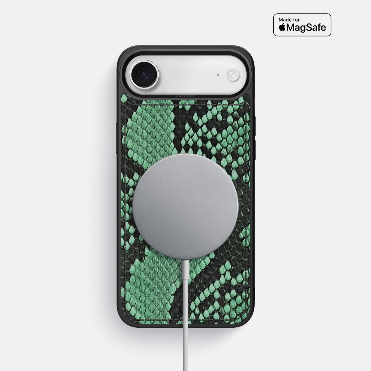 Sport Case For iPhone 17 Air In Deluxe Python -5 | Forest-Green