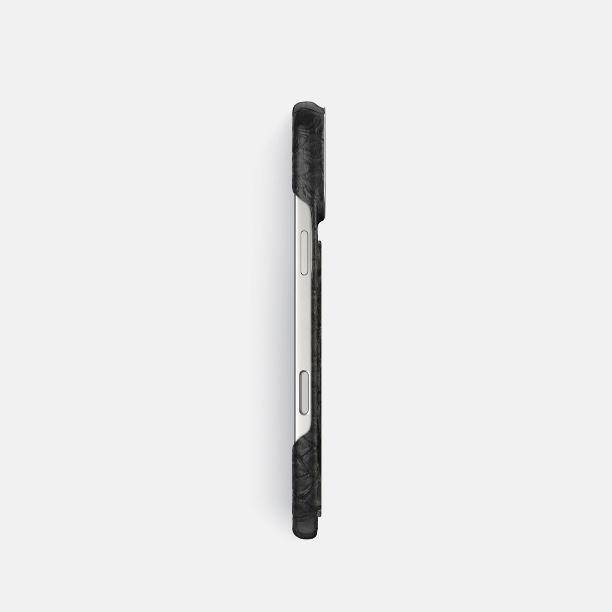 Classic Case With Carbon Dragon For iPhone 18 Pro In Python -3 | Black-Steel
