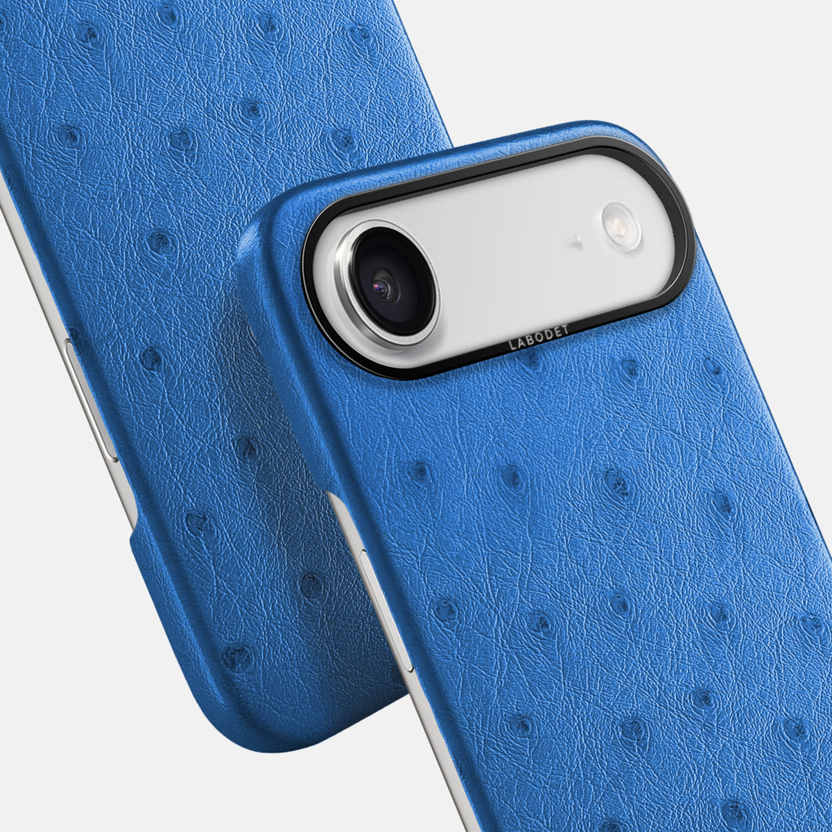 Classic Case For iPhone 17 Air In Ostrich -6 | Royal-Blue-Black