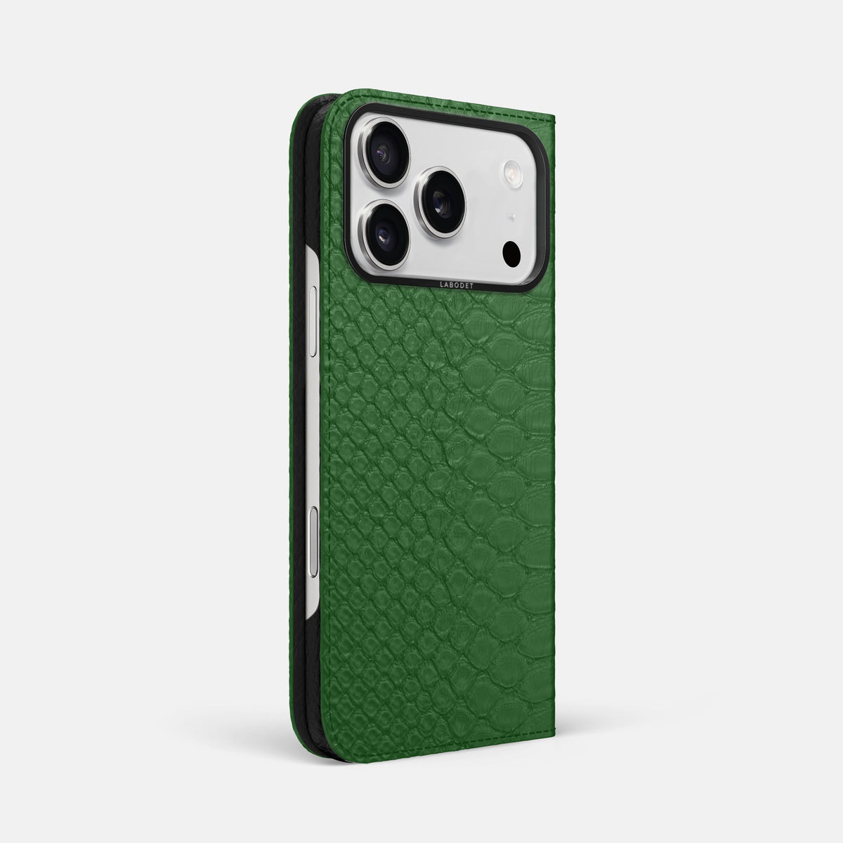 Folio Case For iPhone 18 Pro Max In Python -1 | Green-Black