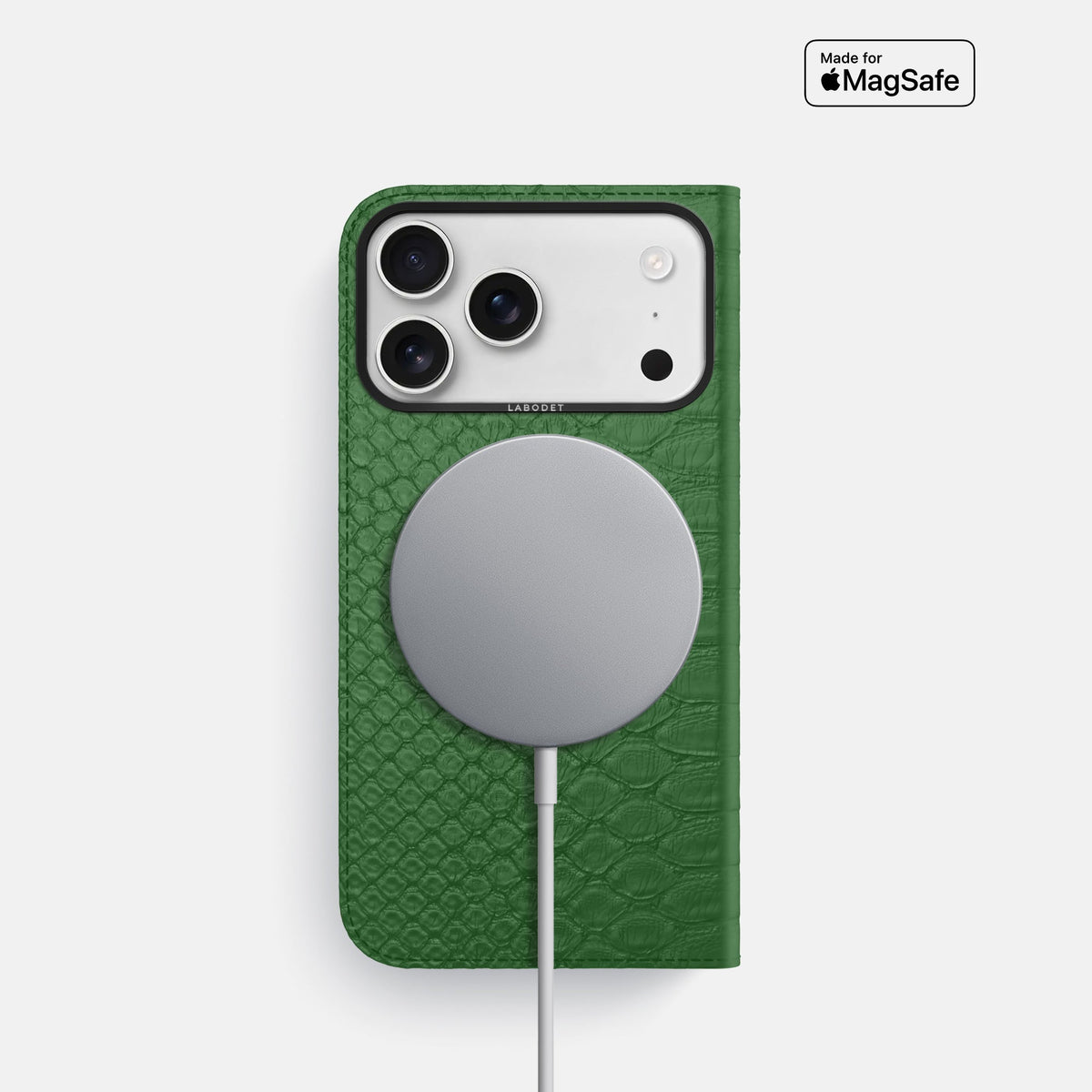 Folio Case For iPhone 18 Pro In Python -3 | Green-Black