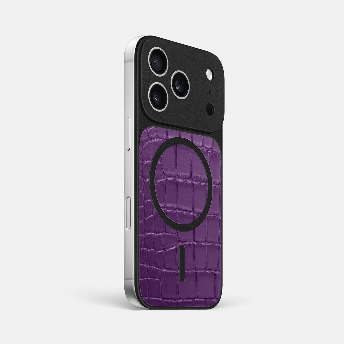 MagSafe Mask For iPhone 17 Pro Max In Alligator -2 | Purple