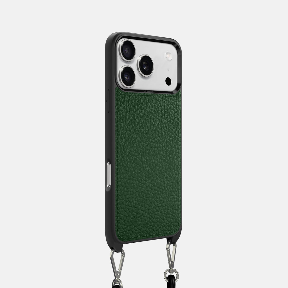 Crossbody Sport Case For iPhone 18 Pro In Calf -2 | Dark-Green