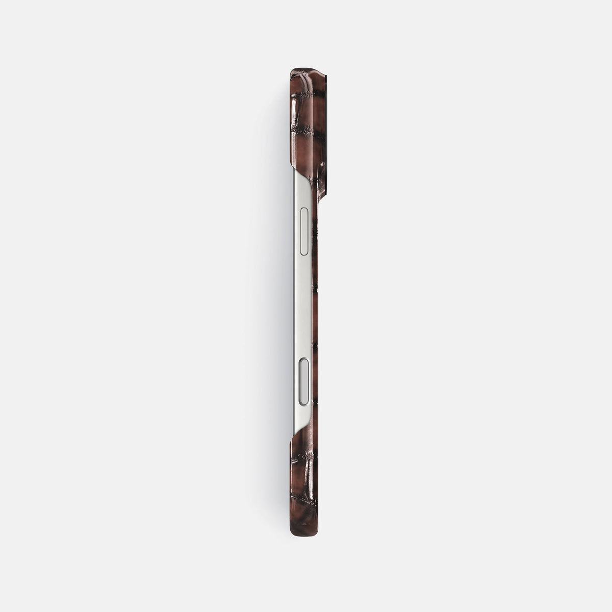Classic Case For iPhone 18 Pro Max In Patina Alligator -3 | Havana-Brown-Black