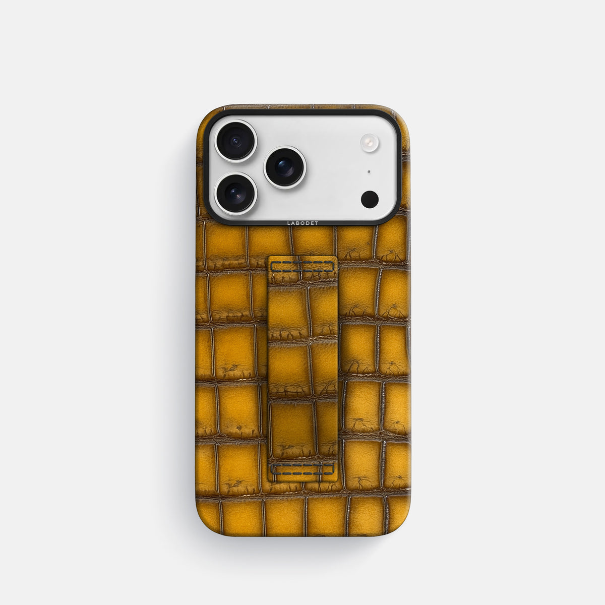 Finger Case For iPhone 17 Pro In Patina Alligator -1 | Sydney-Black