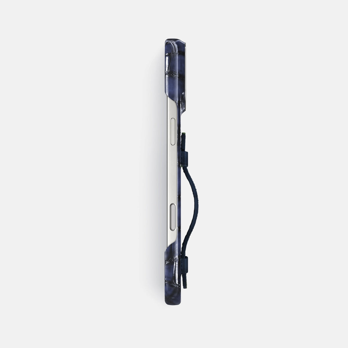 Handle Case For iPhone 18 Pro Max In Patina Alligator -3 | Havana-Blue-Steel