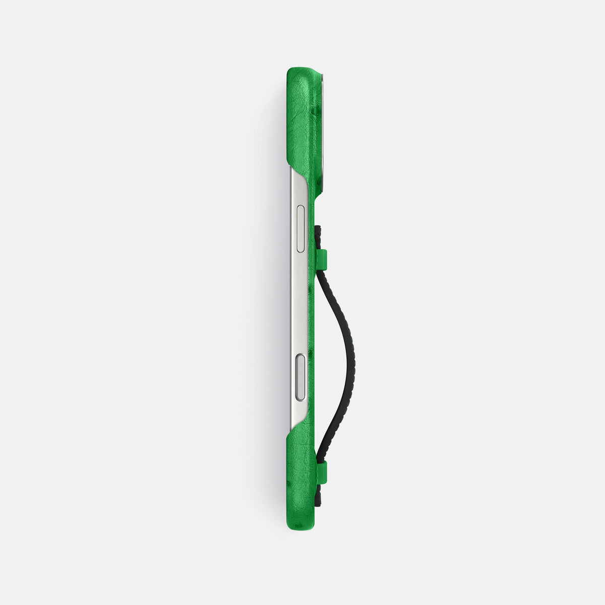 Center Handle Coloré For iPhone 18 Pro Max In Ostrich -2 | Kentucky-Green-Steel