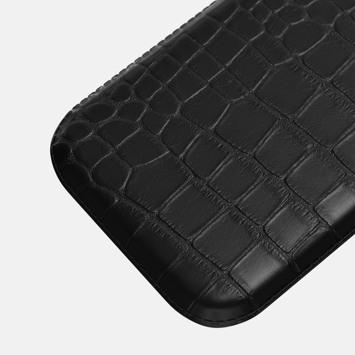 Pouch Case For iPhone 17 Air In Alligator -3 | Black