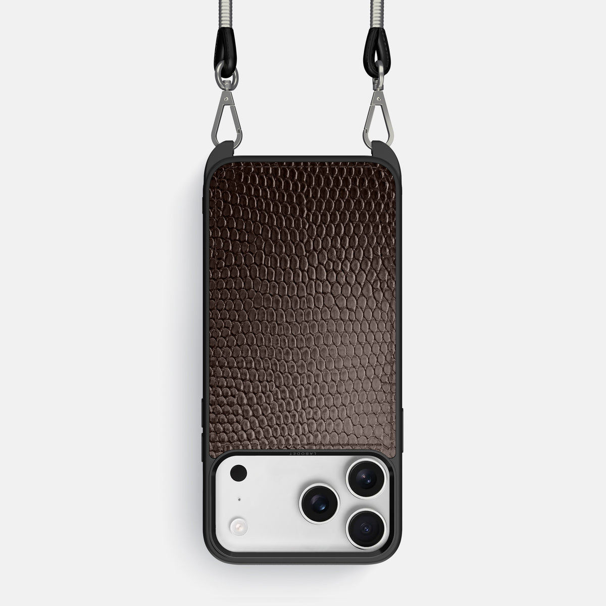Crossbody Sport Case For iPhone 17 Pro In Lizard -1 | Brown