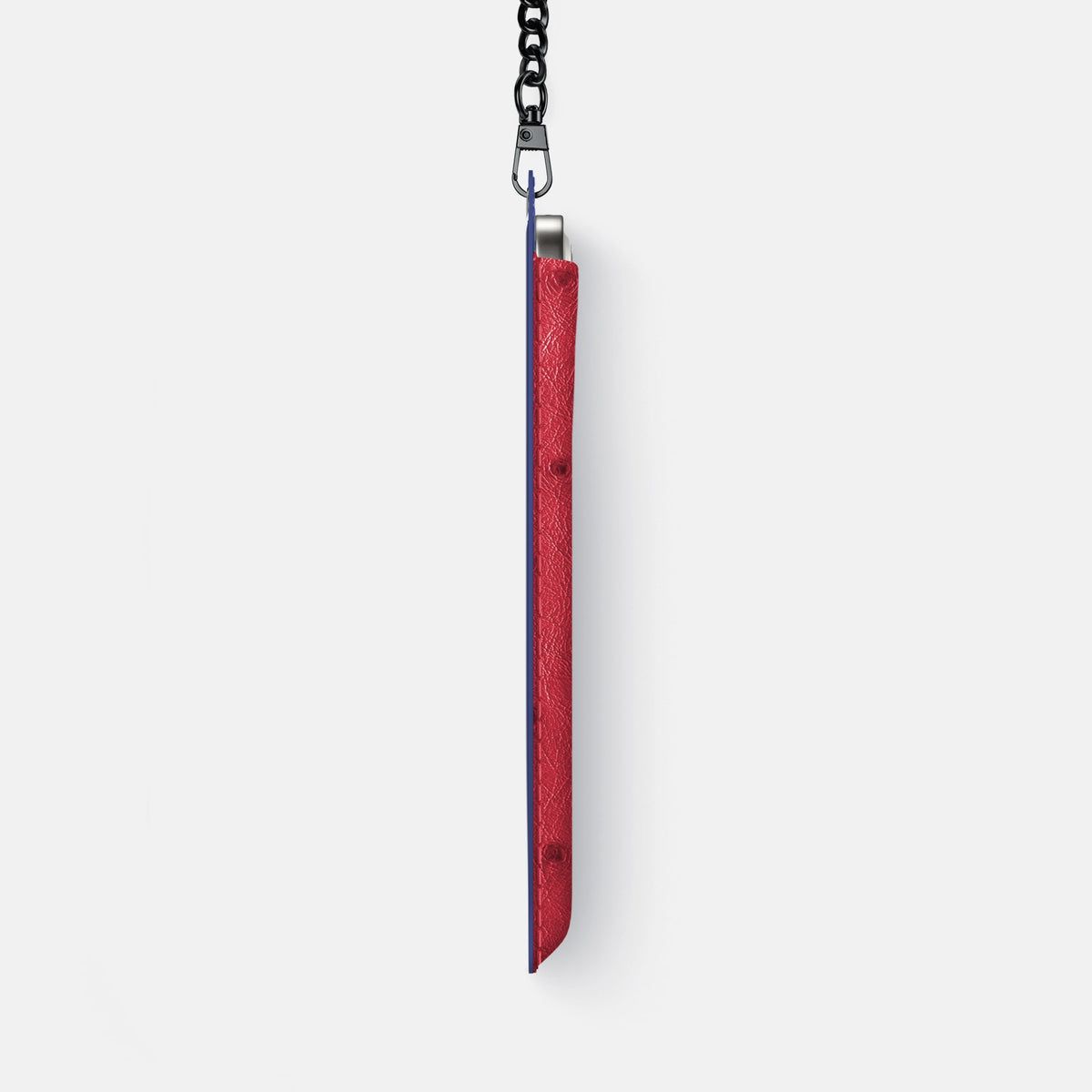 Crossbody Bag For iPhone 18 Pro Max In Ostrich -4 | Red-Black