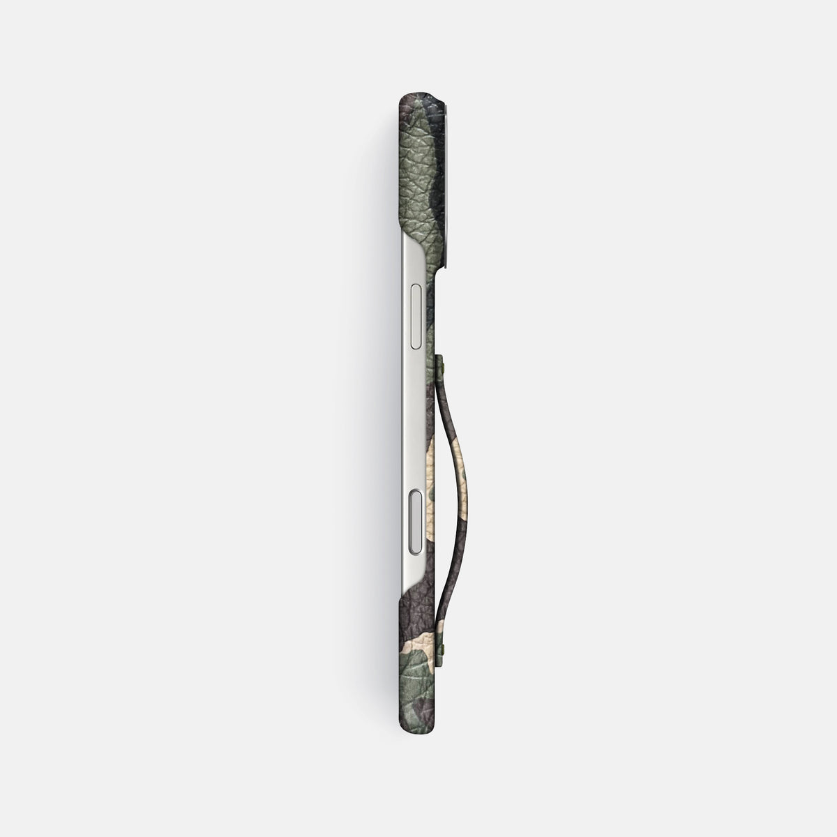 Finger Case For iPhone 17 Pro Max In Calf -3 | Camouflage-Steel