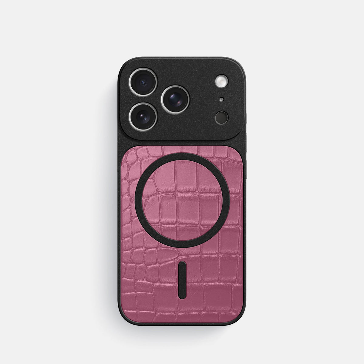 MagSafe Mask For iPhone 18 Pro In Alligator -3 | Pink-Lagoon
