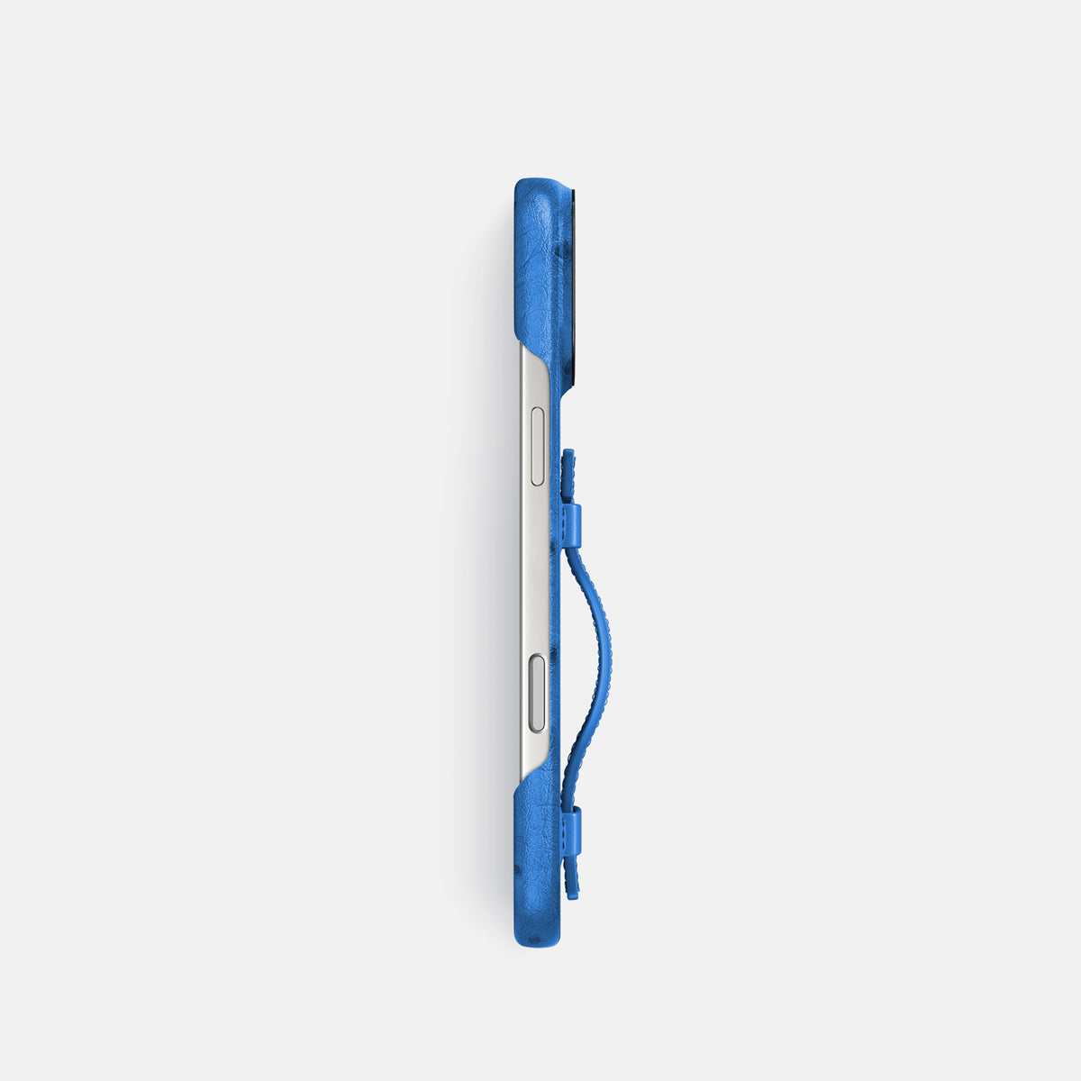 Handle Case For iPhone 17 Pro In Ostrich -3 | Royal-Blue-Black