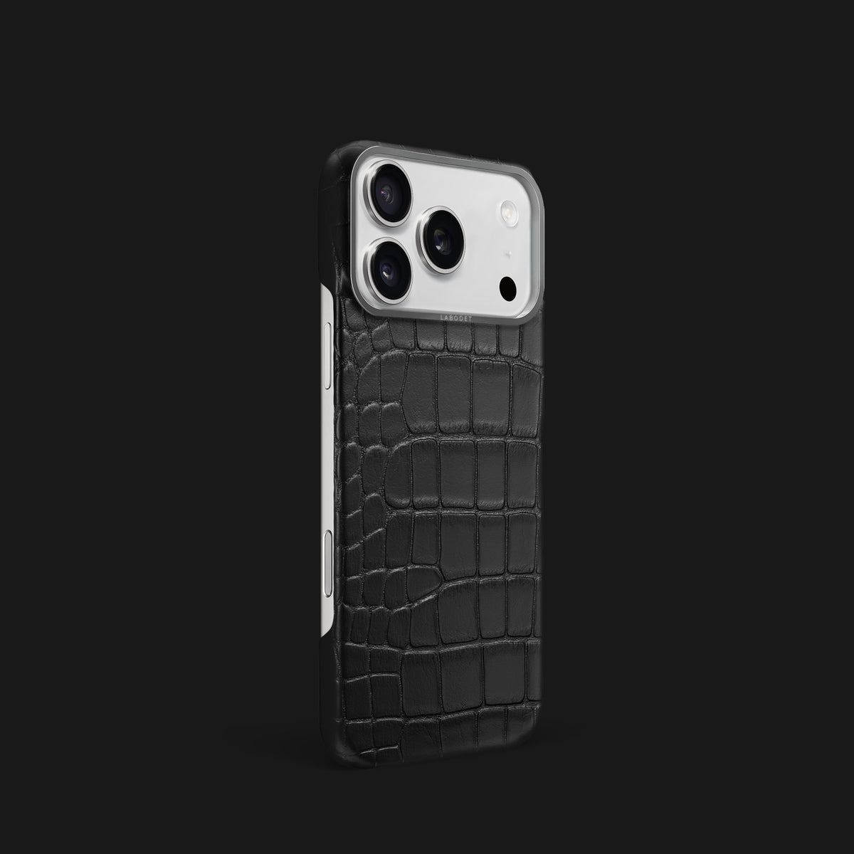 Classic Case Edition Black For iPhone 17 Pro In Alligator -2 | Edition-Black-Steel