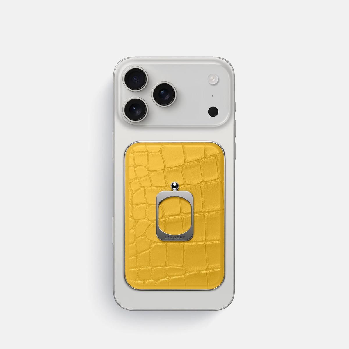 MagSafe Ring For iPhone 18 Pro In Alligator -1 | Yellow-Steel