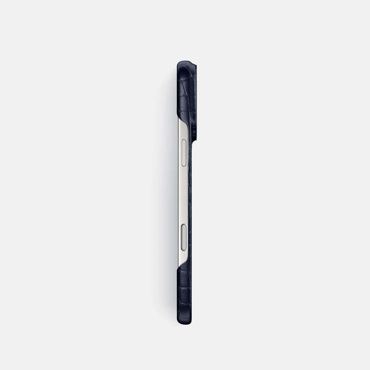 Classic Case For iPhone 18 Pro In Alligator -3 | Navy-Blue-Black