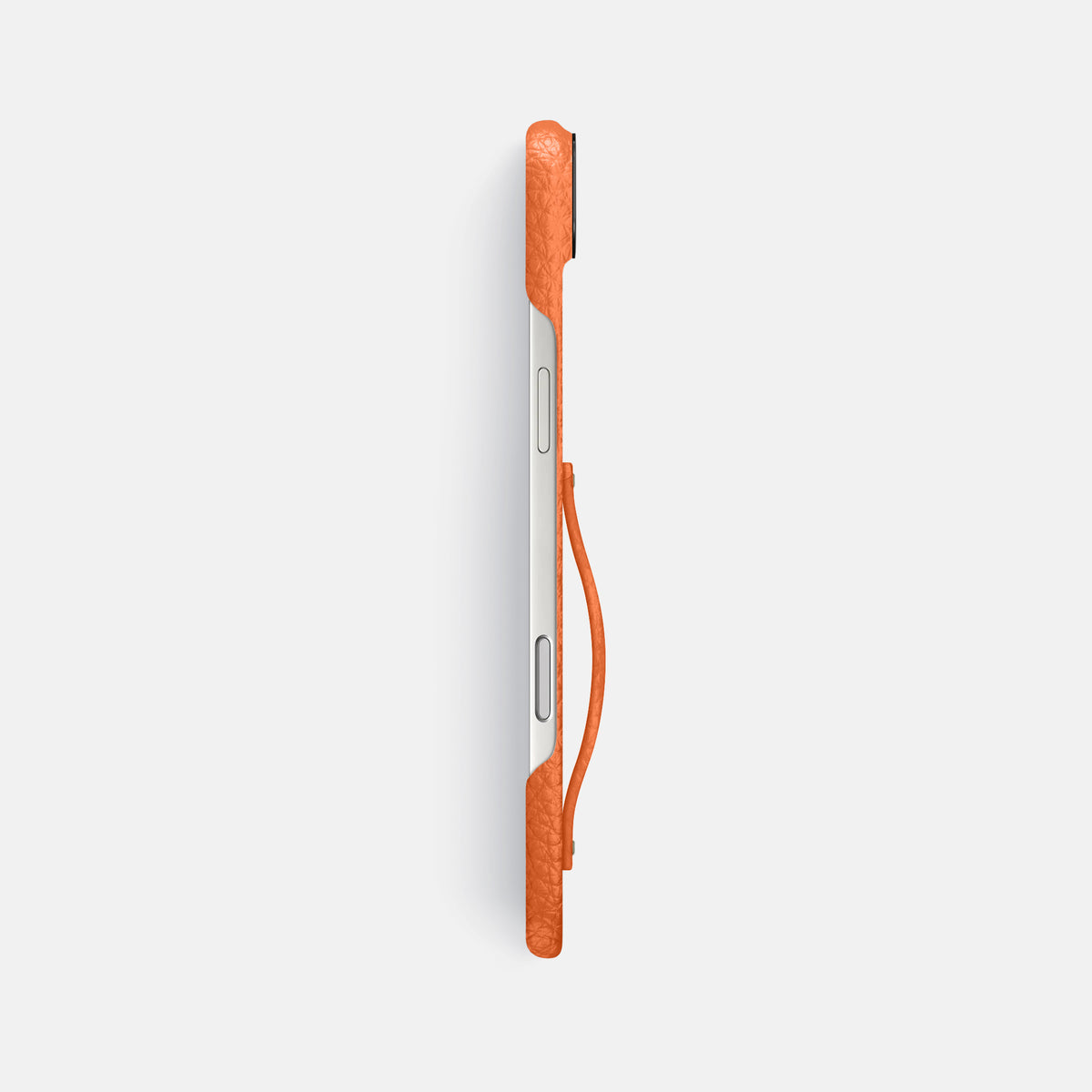 Finger Case For iPhone 17 Air In Calf -3 | Orange-Black