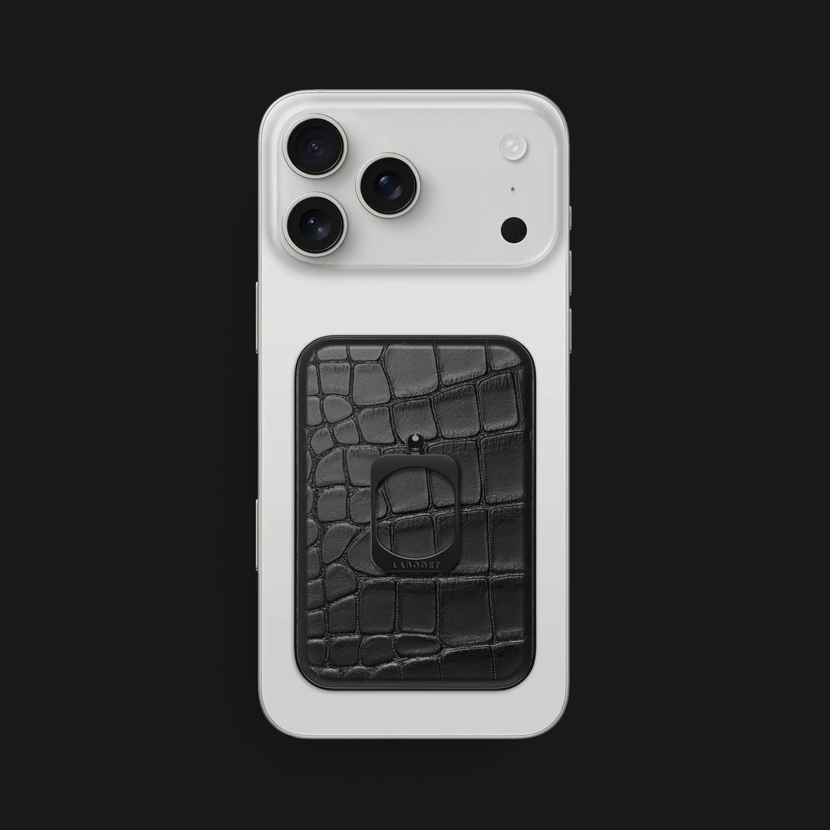 MagSafe Ring Edition Black For iPhone 18 Pro Max In Alligator -1 | Edition-Black-Black