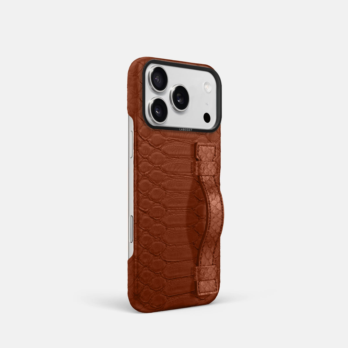 Handle Case For iPhone 18 Pro In Python -2 | Medium-Brown-Black