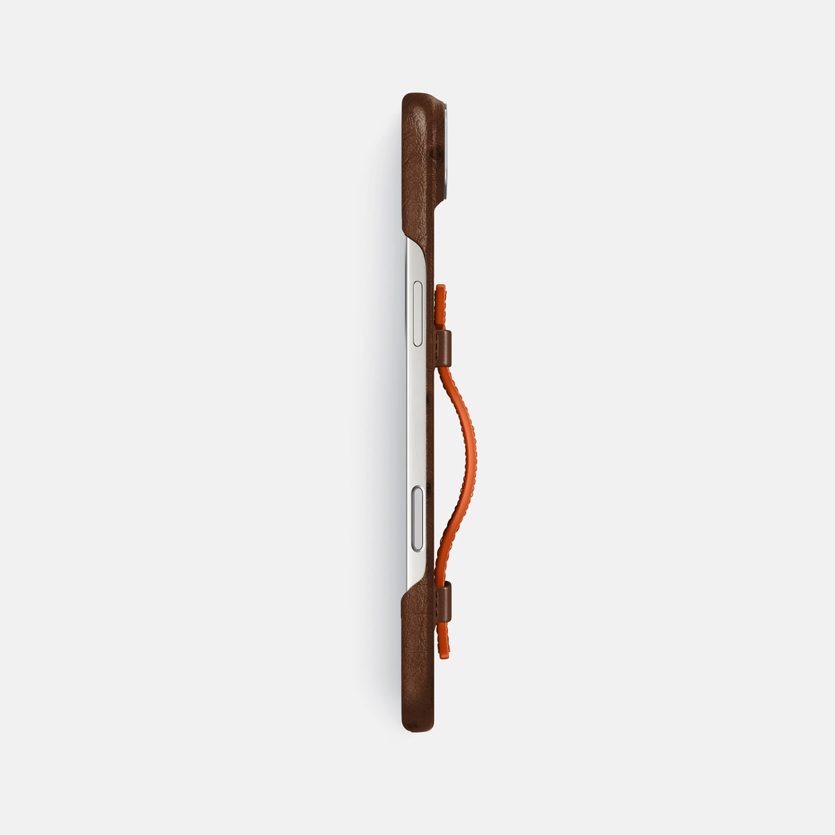 Handle Case Coloré For iPhone 17 Air In Ostrich -3 | Chocolate-Steel