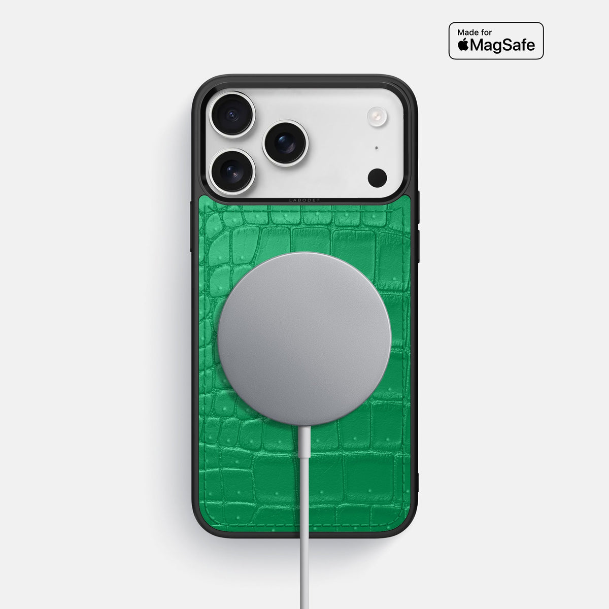 Sport Case For iPhone 18 Pro Max In Porosus Crocodile -5 | Cactus-Green