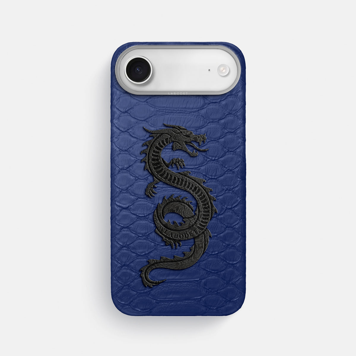 Classic Case With Carbon Dragon For iPhone 17 Air In Python -1 | Royal-Blue-Steel