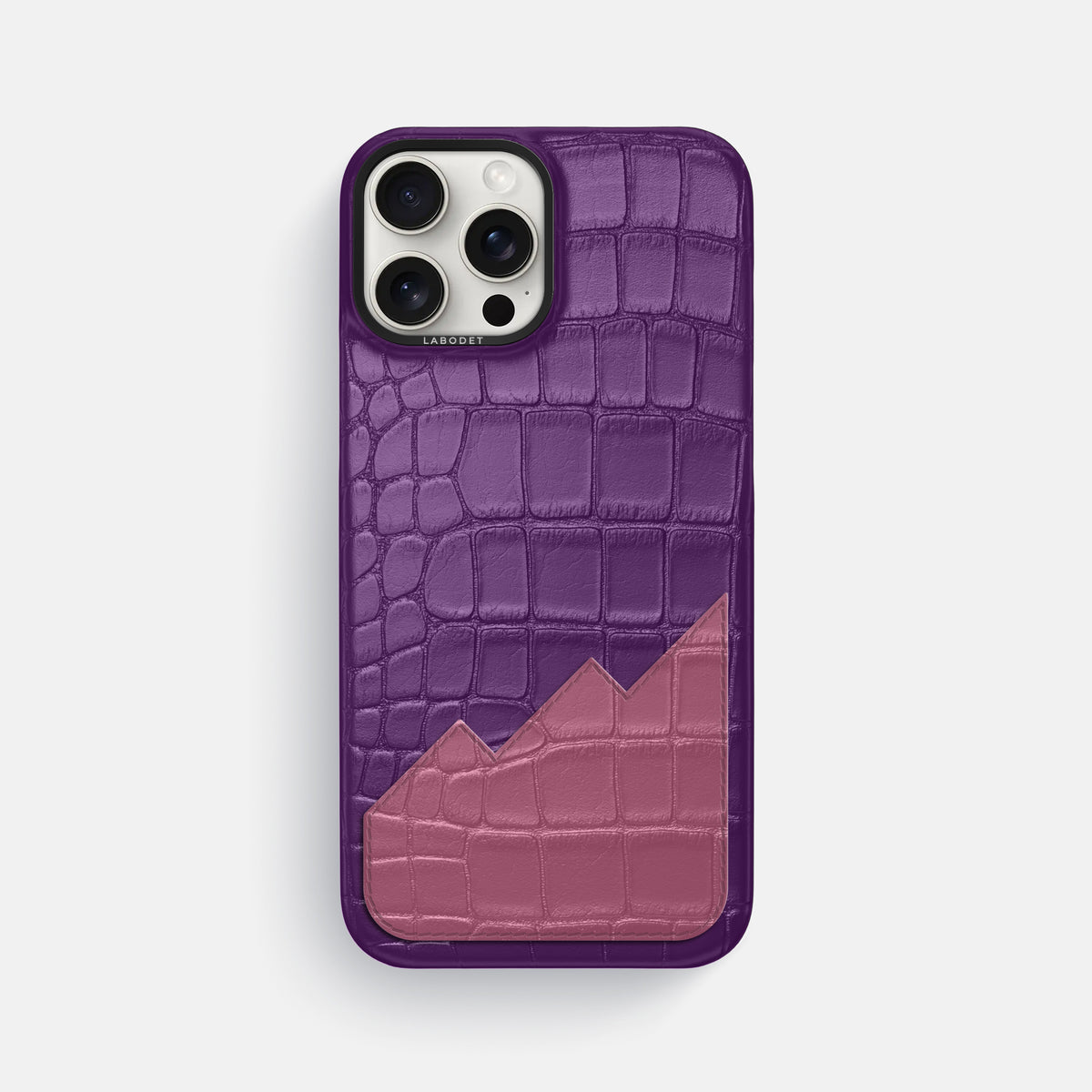 Classic Case With UpOnly For iPhone 16 Pro Max In Alligator -1 | Purple-Black