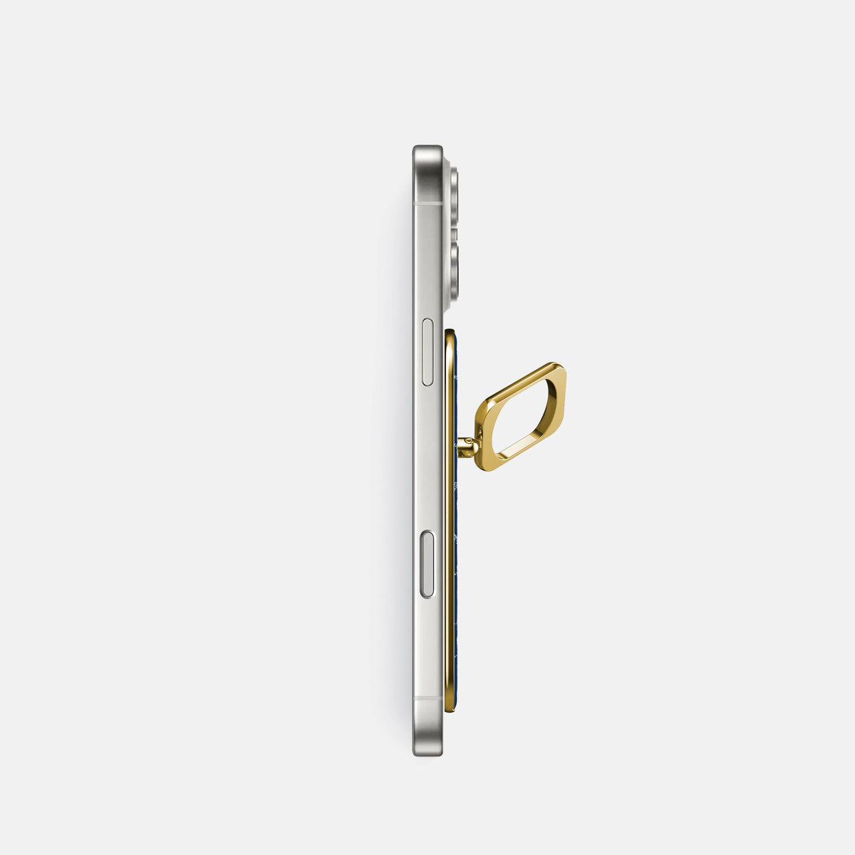 MagSafe Ring For iPhone 18 Pro In Shiny Alligator -3 | Mediterranean-Gold