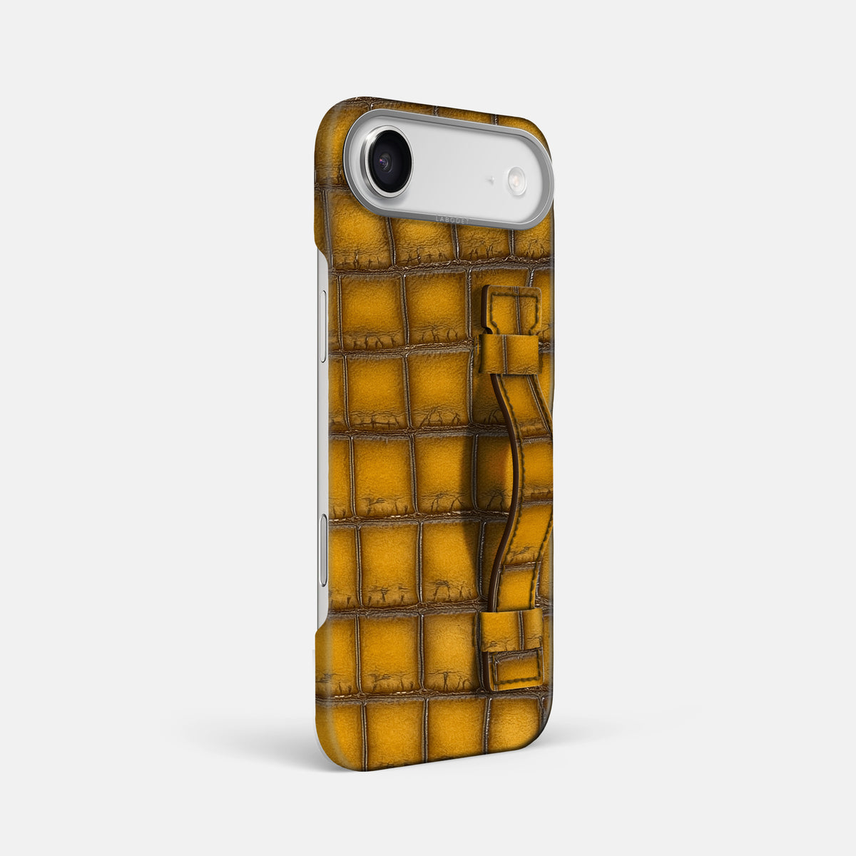 Handle Case For iPhone 17 Air In Patina Alligator -2 | Sydney-Steel