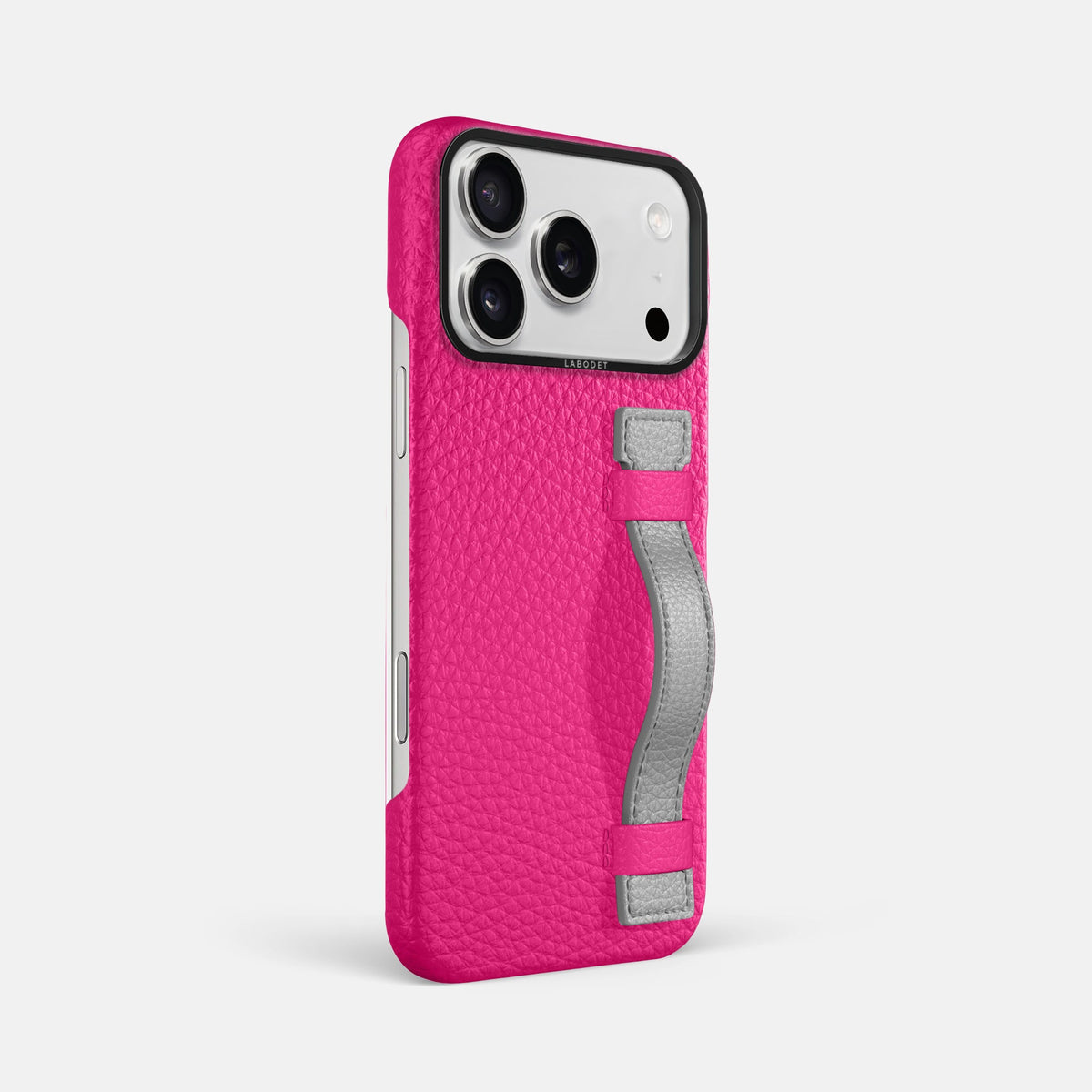 Handle Case Coloré For iPhone 18 Pro Max In Calf -2 | Magenta-Black