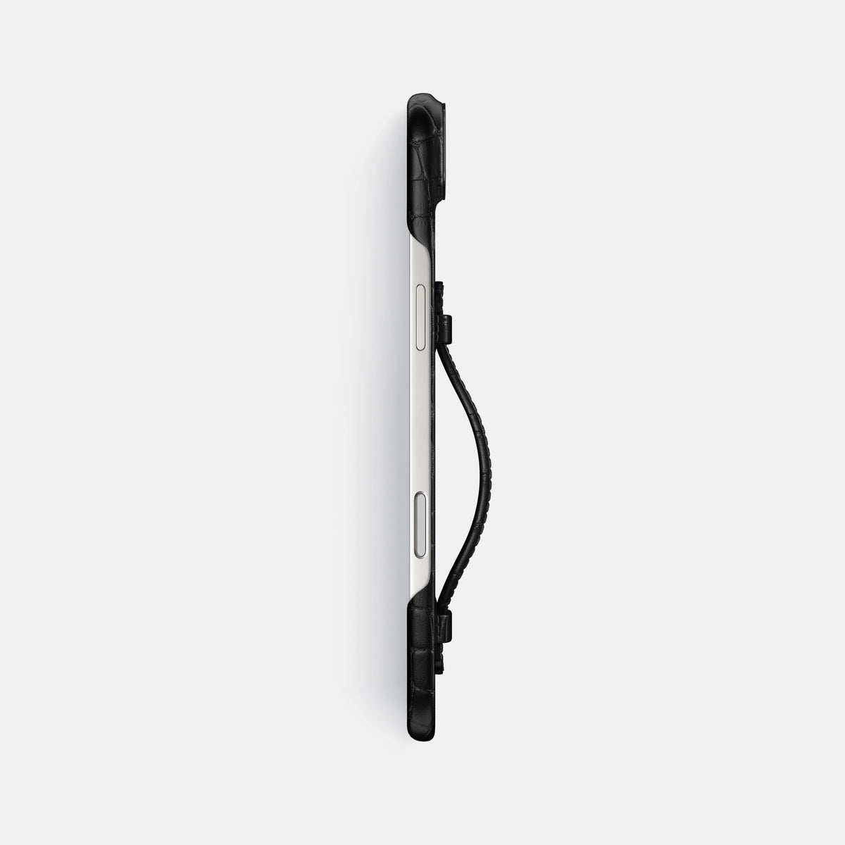 Center Handle For iPhone 17 Air In Alligator -3 | Black-Black