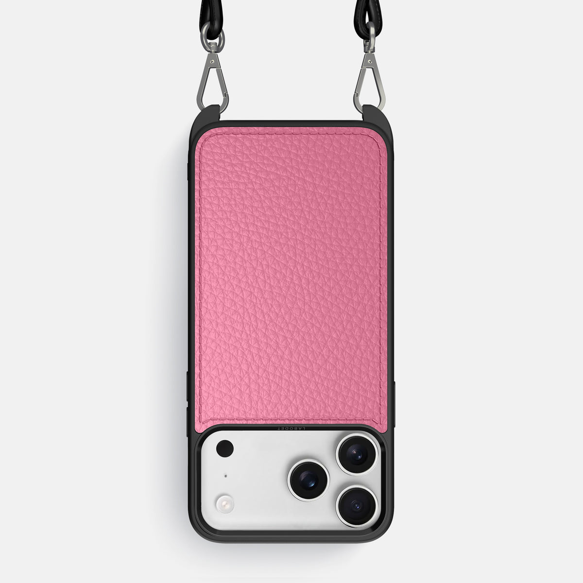 Crossbody Sport Case For iPhone 17 Pro Max In Calf -1 | Pink