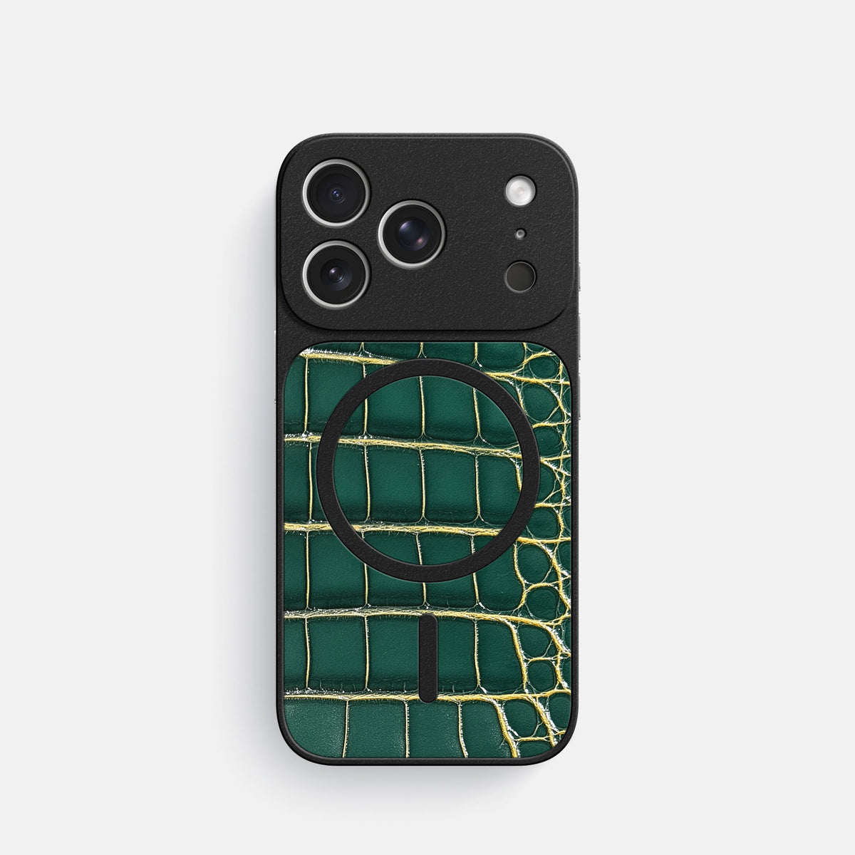 MagSafe Mask For iPhone 18 Pro In Patina Alligator -3 | Cambridge
