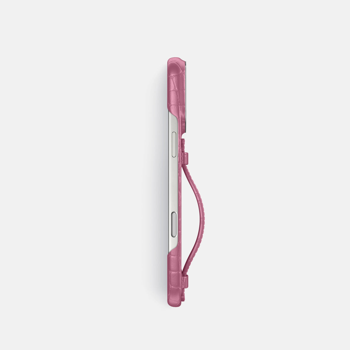 Center Handle For iPhone 17 Pro In Alligator -3 | Pink-Lagoon-Steel