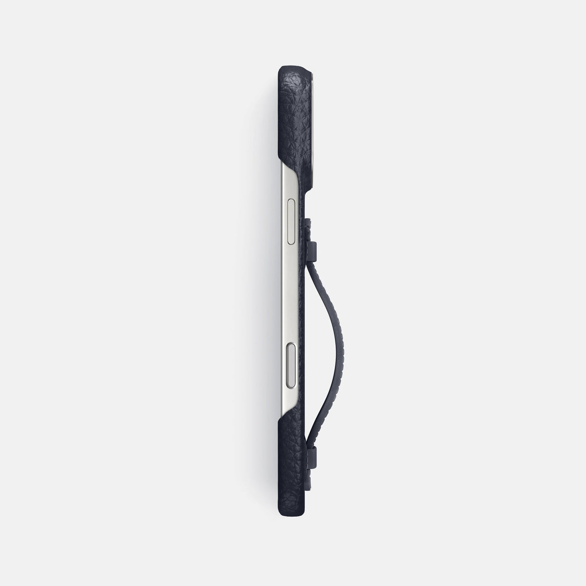 Center Handle For iPhone 18 Pro Max In Calf -2 | Marine-Steel